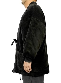 Amazon | [ワン カラーズ] どてら はんてん メンズ 大きいサイズ